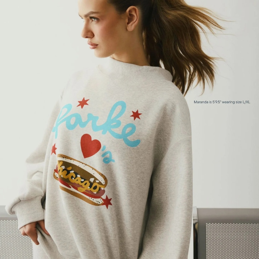 PARKE Chicago Graphic Mockneck NWT - Picture 5 of 6